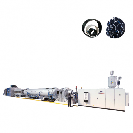 ท่อจ่ายน้ำ HDPE / ท่อแก๊ส ประหยัดพลังงานและสายการอัดรีดความเร็วสูง
