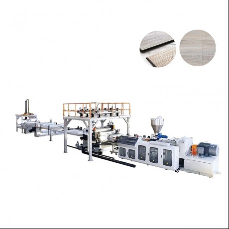 สายการอัดรีดพื้นสำหรับสภาพแวดล้อมหินพลาสติก SPC จาก Jwell Machinery ประเทศจีน